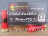 250 Round Case - 12 Gauge 2.75 Inch 00 Buckshot 9 Pellet - Spartan Ammunition - SA1200 